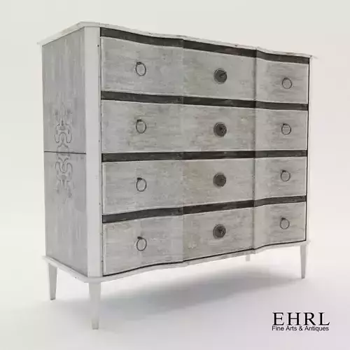 Swedish chest of drawers - Newly painted on softwood - EHRL