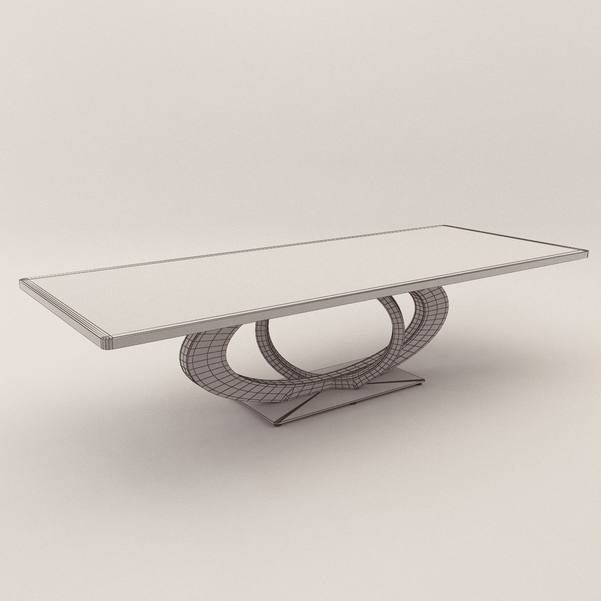 Dining table Galassia 72 from Reflex Angelo 3D model_1