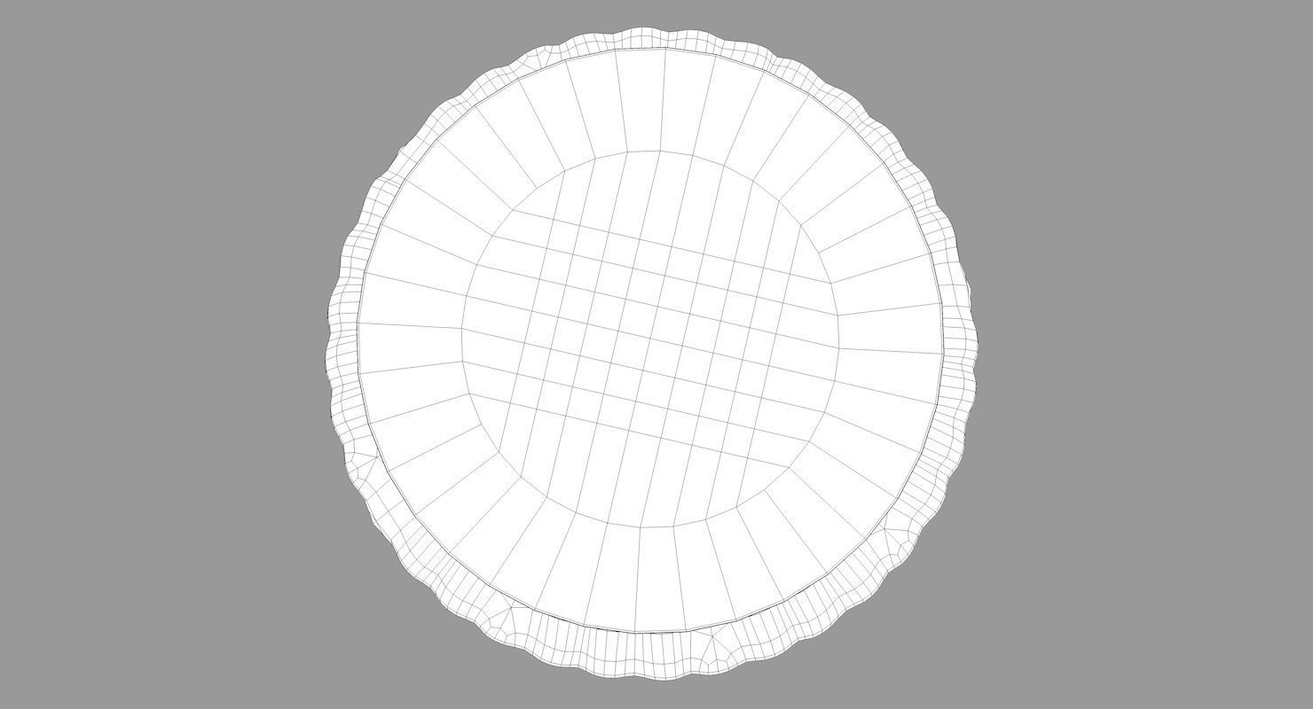 Leather Brown Ottoman-Stool 3D model_10