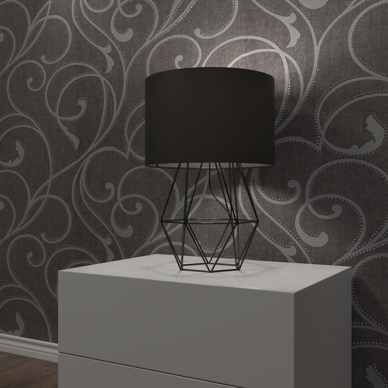 Lamp - night table light 3D model_1