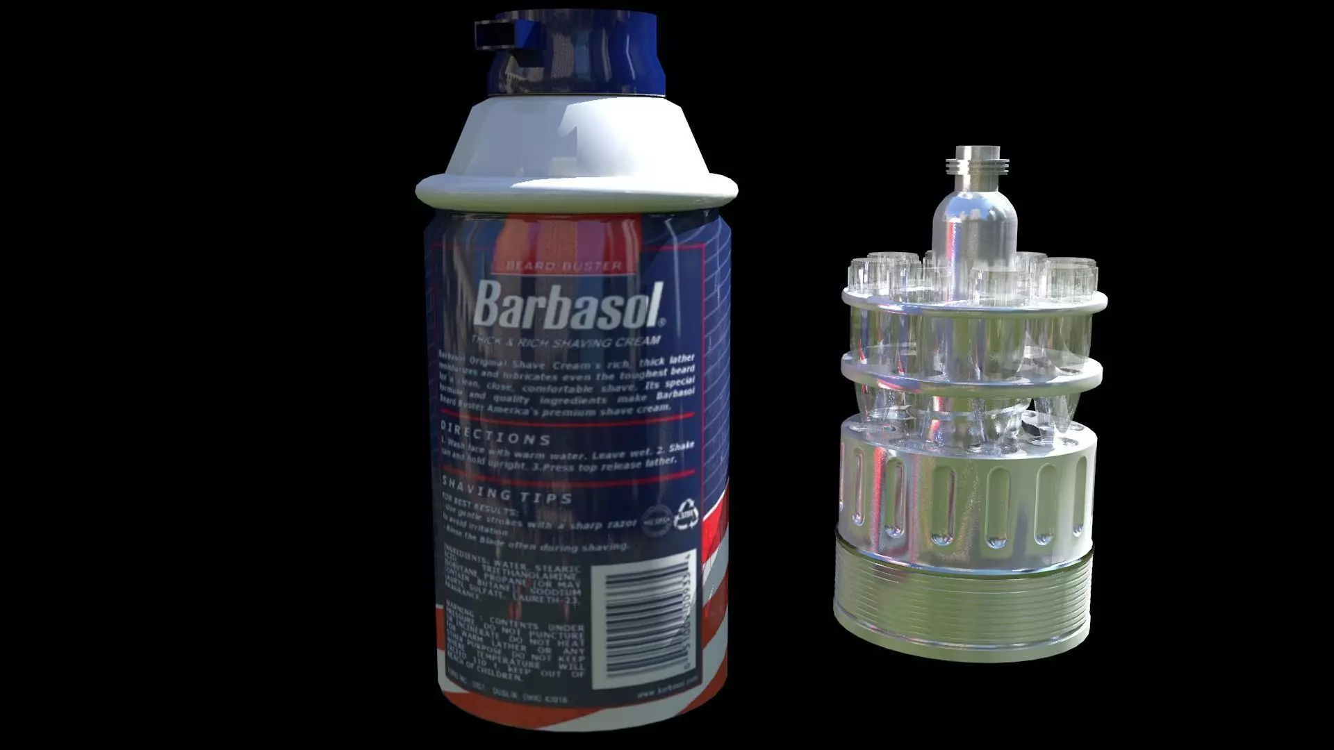 Jurassic Park Barbasol Embryo Holder Low-poly 3D model