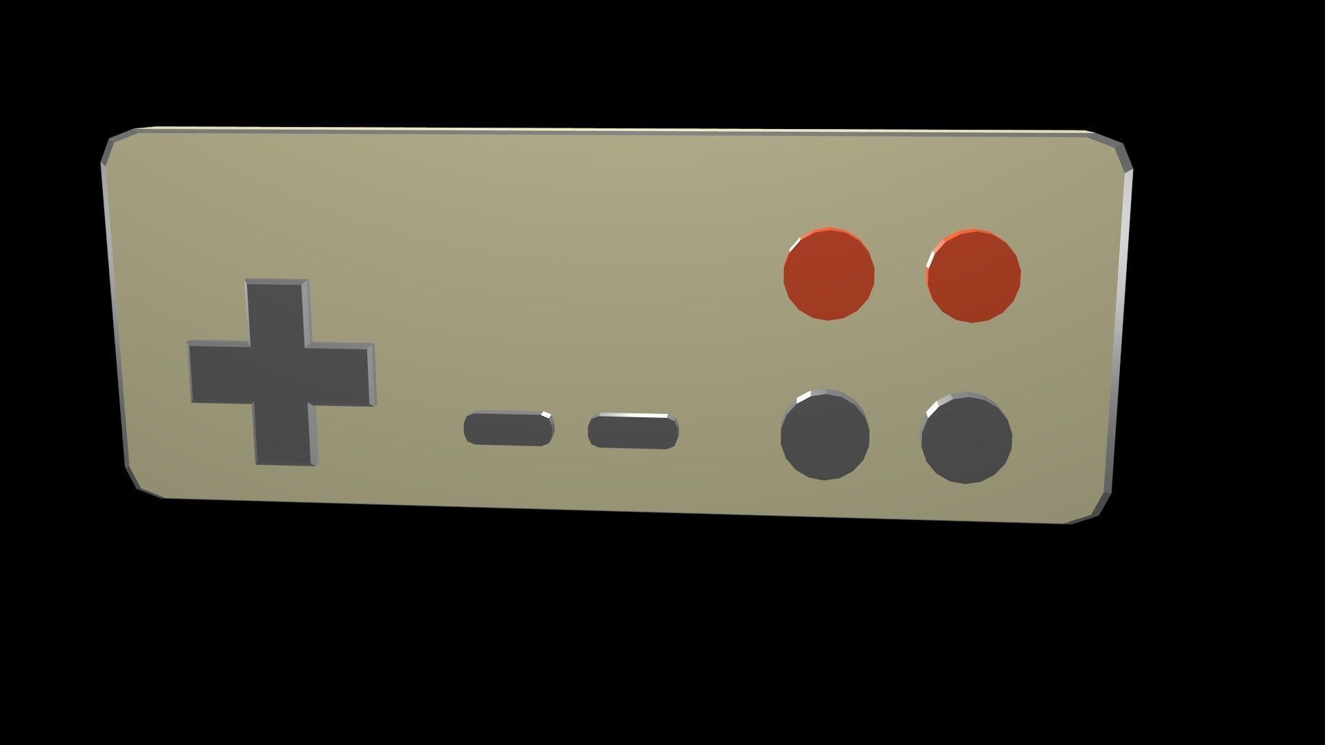 Low poly joystick 6 Low-poly 3D model