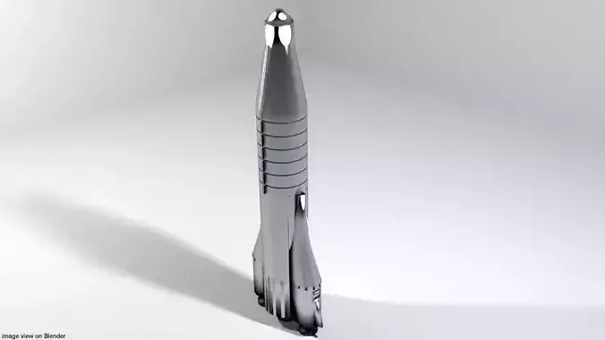 Rocket Missile - Atlas 3D model
