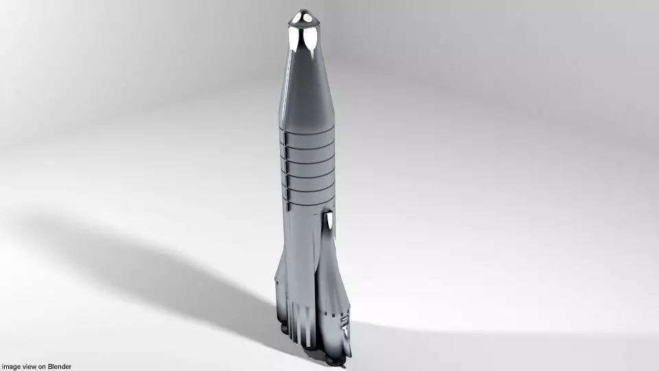 Rocket Missile - Atlas 3D model_0