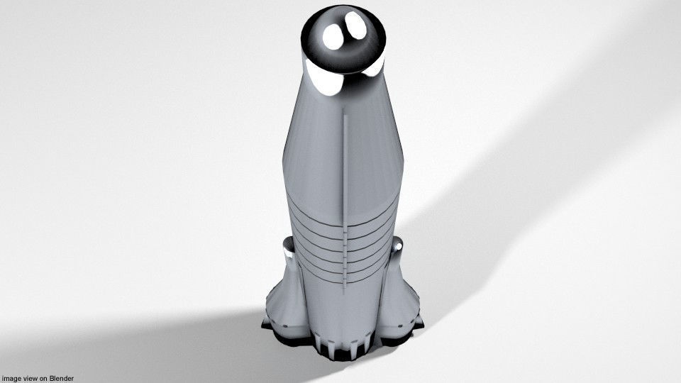 Rocket Missile - Atlas 3D model_2