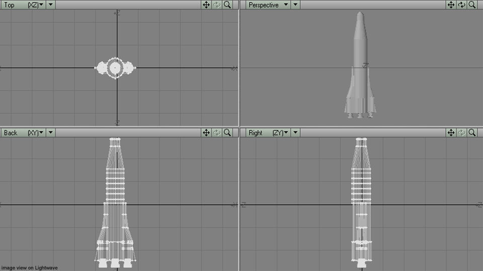 Rocket Missile - Atlas 3D model_4