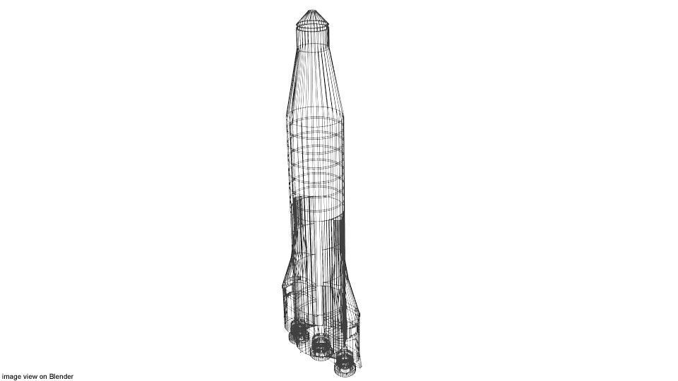Rocket Missile - Atlas 3D model_3