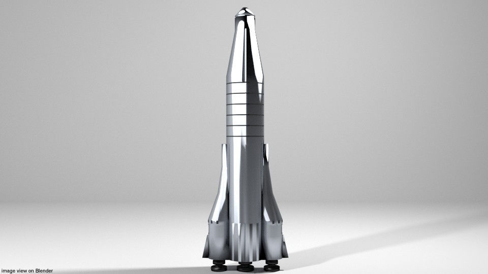 Rocket Missile - Atlas 3D model_1