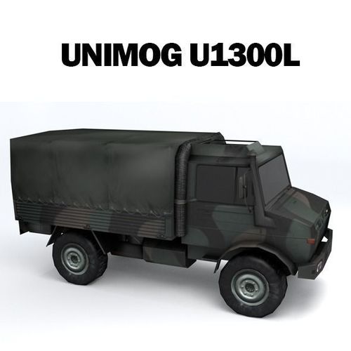 UNIMOG U1300L Free low-poly 3D model