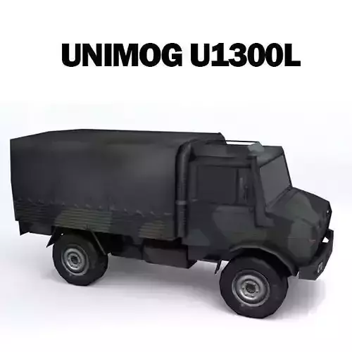 UNIMOG U1300L Free low-poly 3D model
