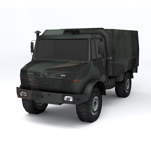 UNIMOG U1300L Free low-poly 3D model_2