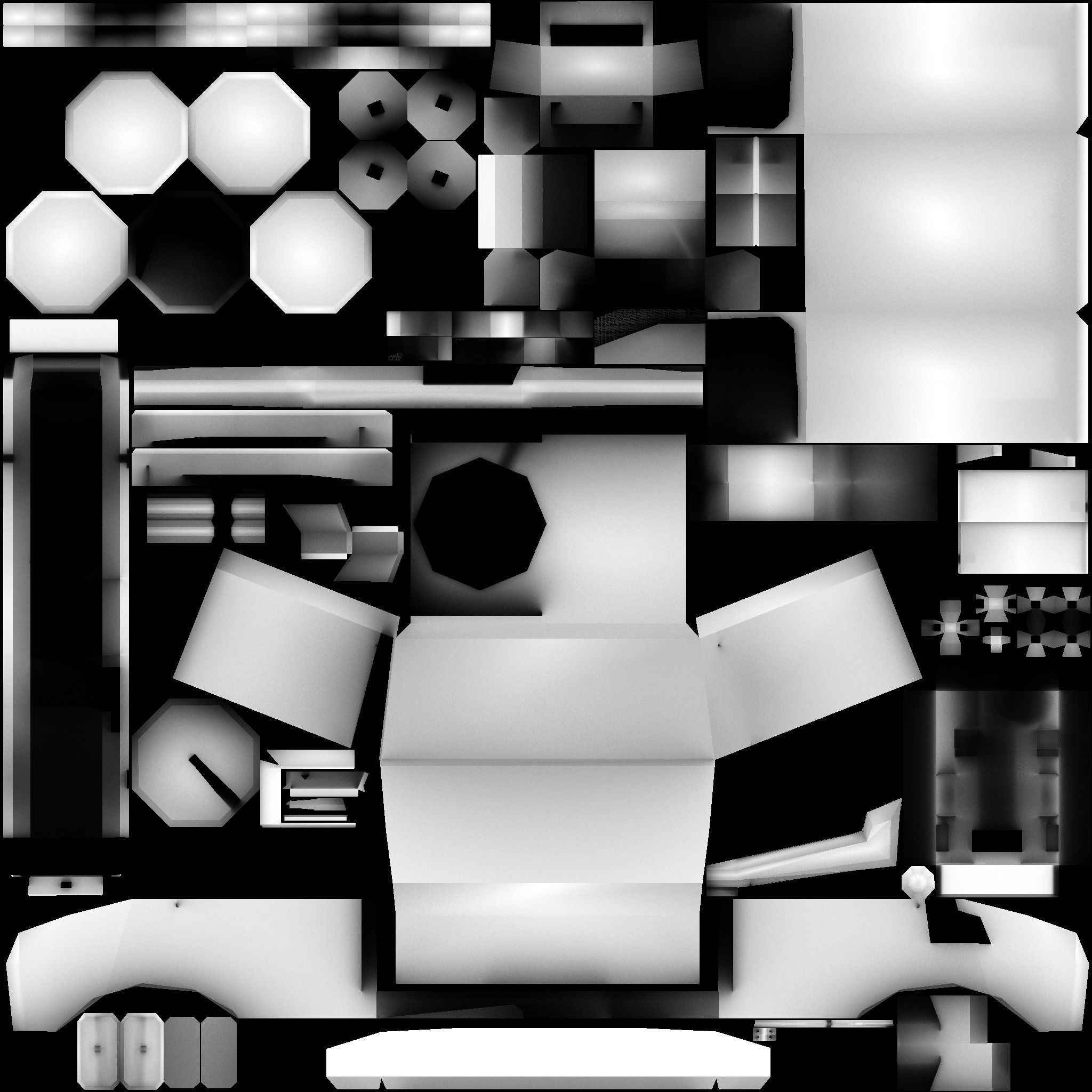 UNIMOG U1300L Free low-poly 3D model_5