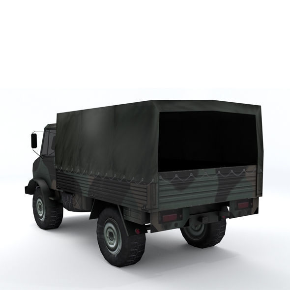 UNIMOG U1300L Free low-poly 3D model_4
