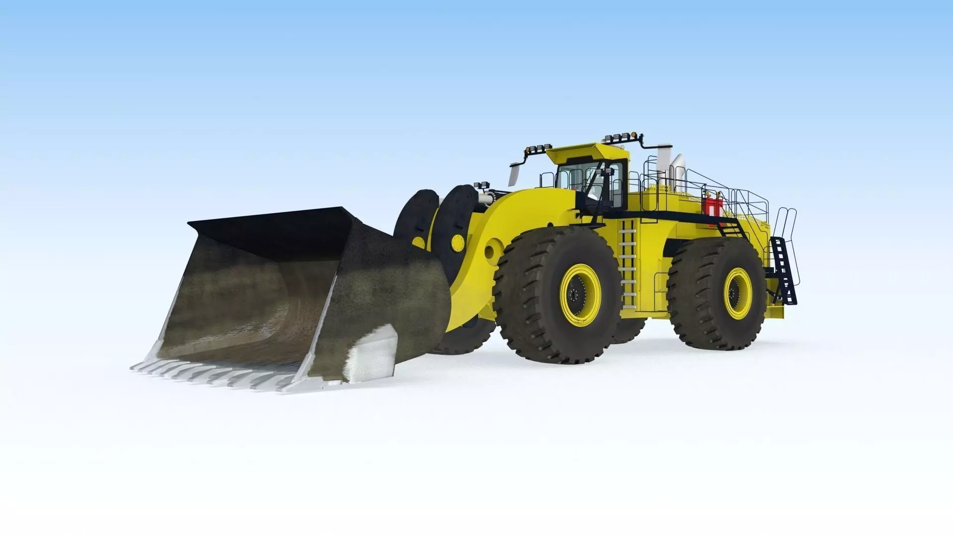 Wheel loader 3D model