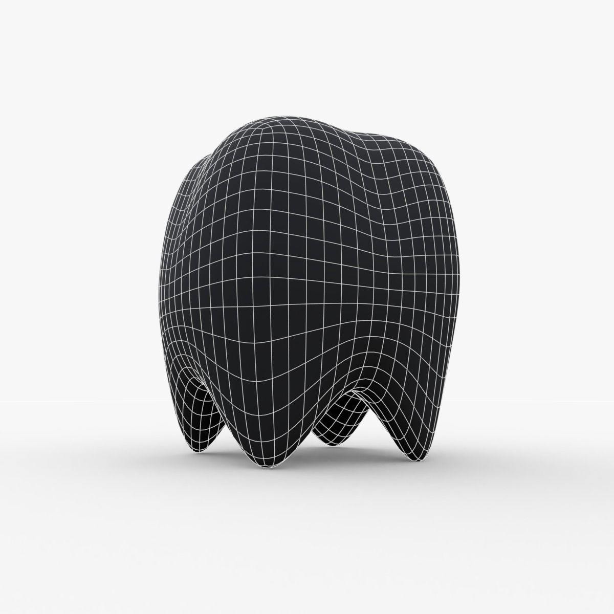 Teeth Chair Low-poly 3D model_7