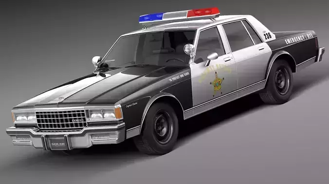 Chevrolet Caprice Sheriff 1978 Police Car