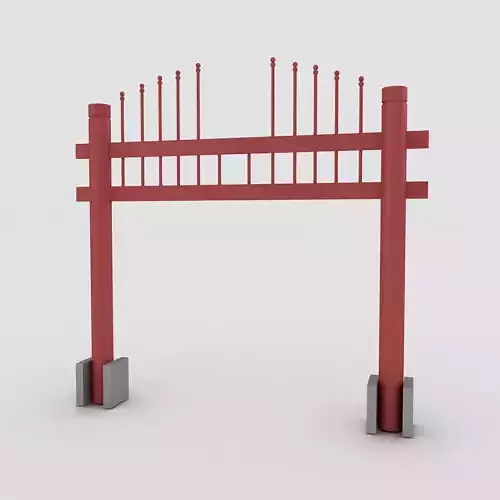 Hongsalmun 3D model gate