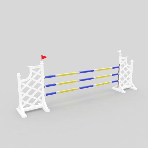 Horse jump obstacle  3D model