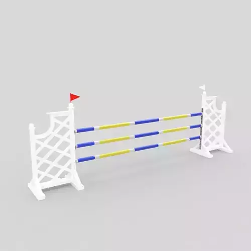 Horse jump obstacle  3D model