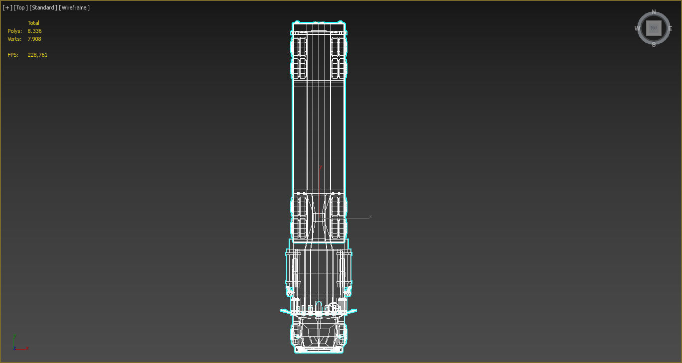 Low-Poly Cartoon Lorry Truck Low-poly 3D model_12