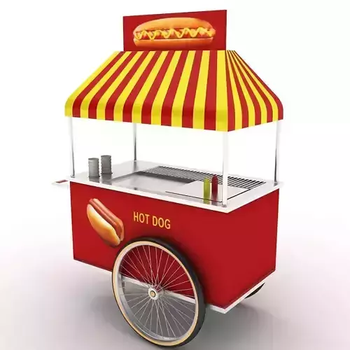    hot dog cart