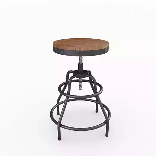  Industrial Mansard Stool