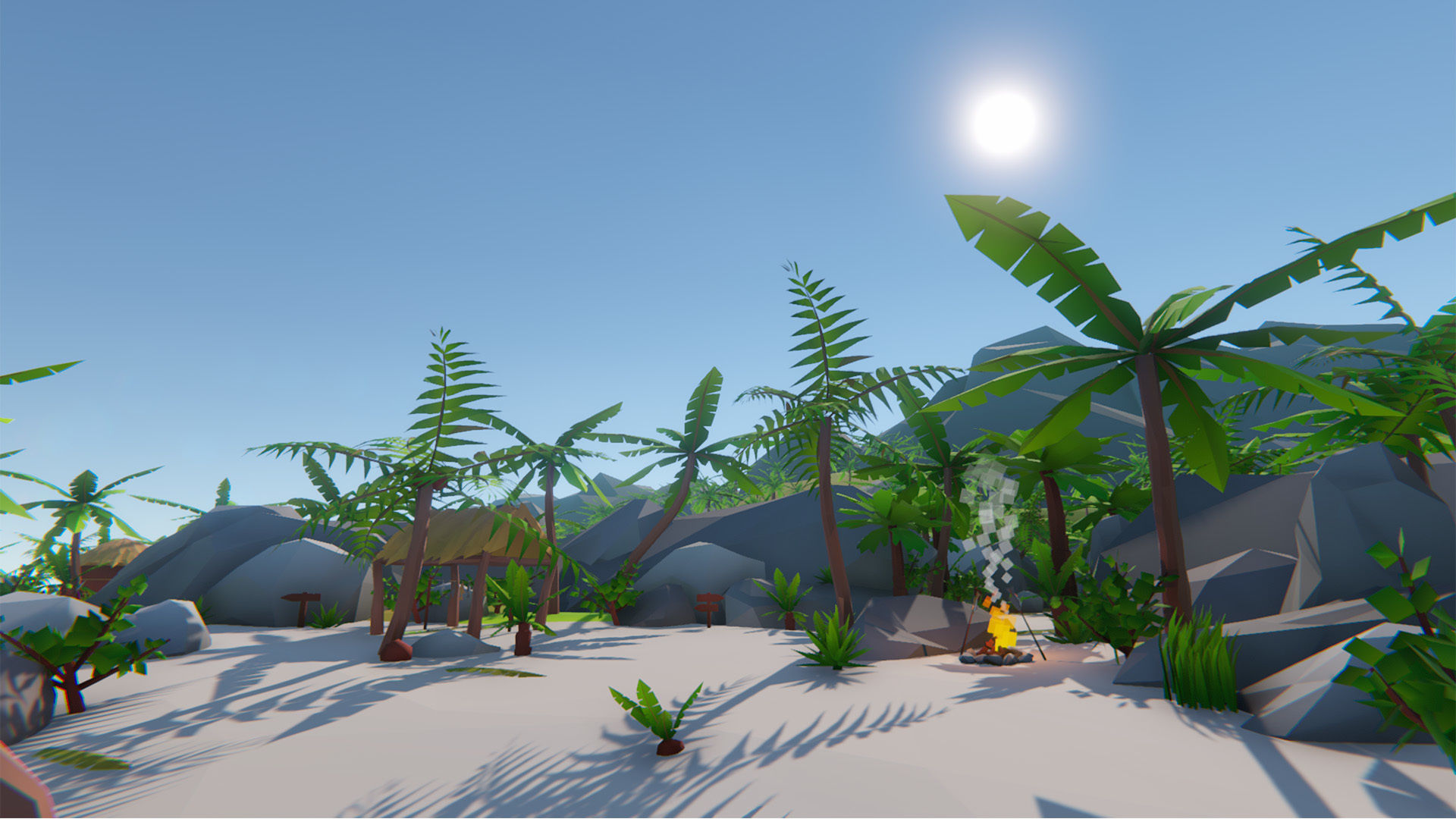 Lowpoly Tropical Island Pack Low-poly 3D model_19