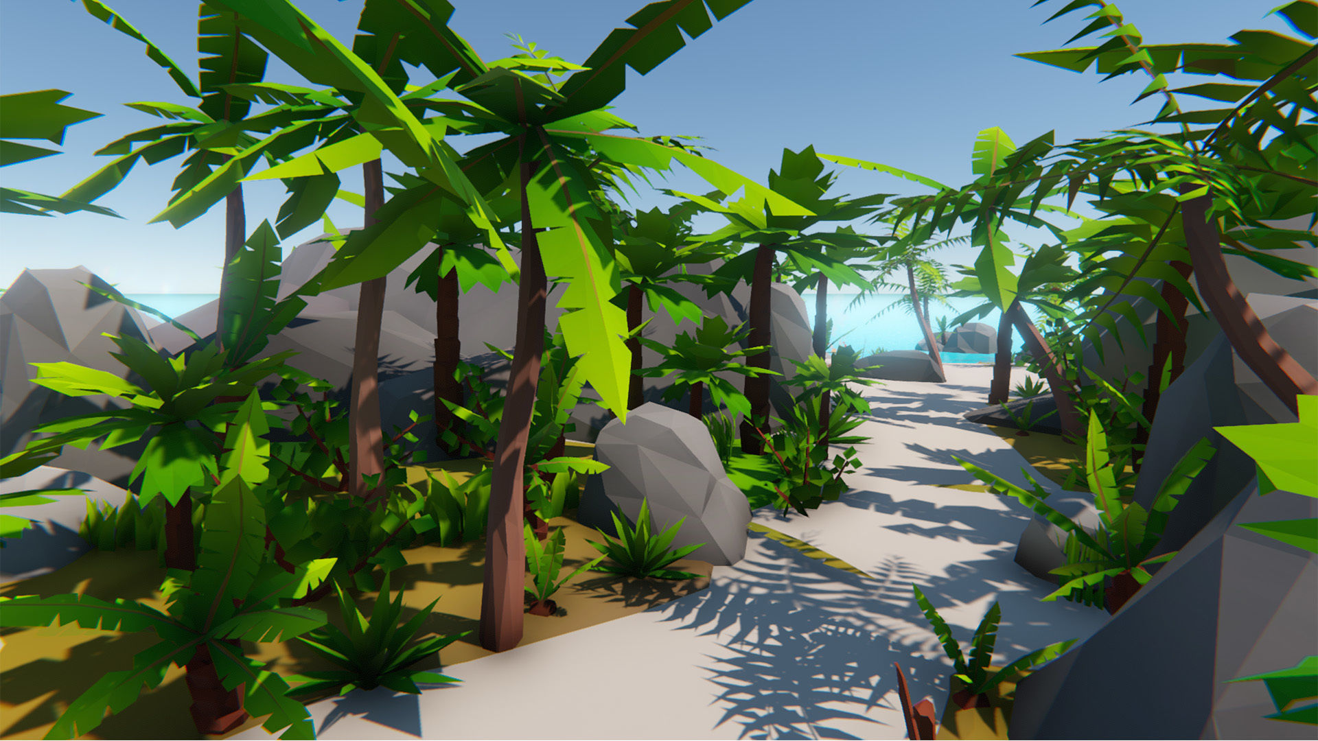 Lowpoly Tropical Island Pack Low-poly 3D model_11