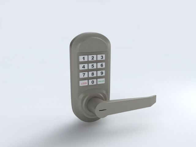  Keypad Door Lock 3D model