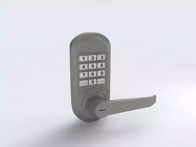  Keypad Door Lock 3D model