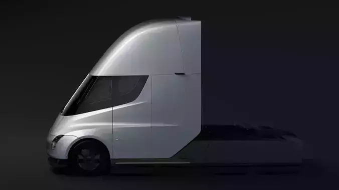 Tesla Semi 3axis 2018 3D model