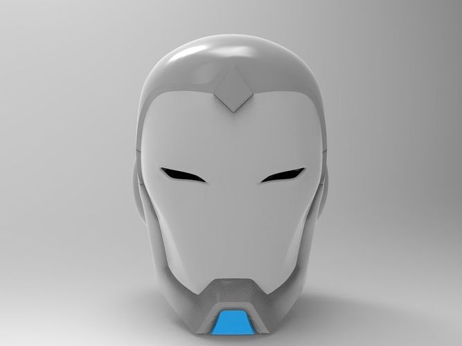 Superior Iron Man Helmet for 3D Printing 3D print model