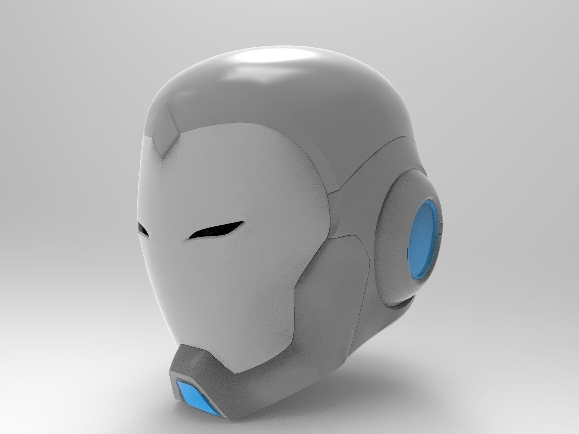 Superior Iron Man Helmet for 3D Printing 3D print model_1