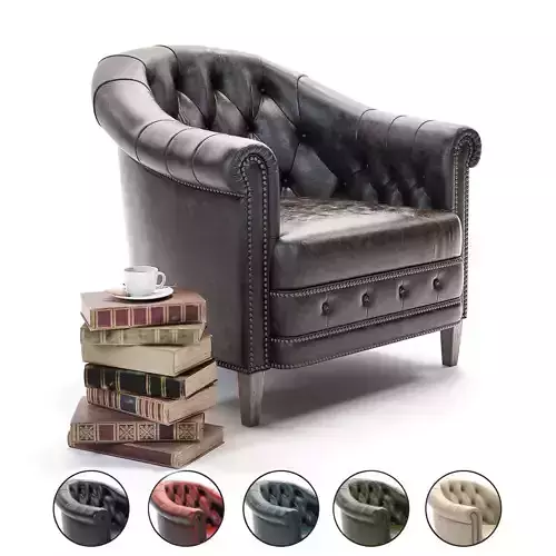 Curations Limited Chambery Armchair 3D model