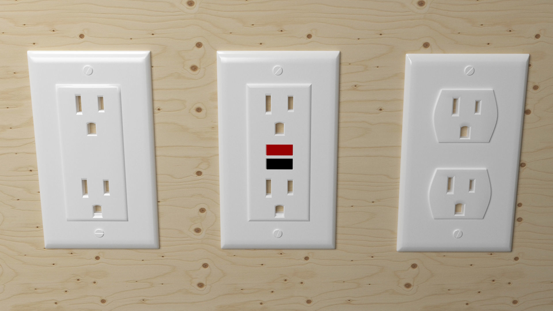 3D Modular Pack Electrical Outlets US 3D model_2