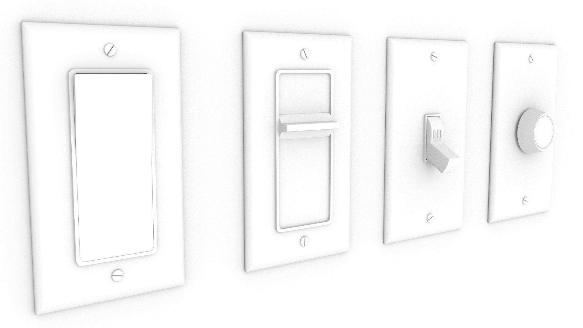 3D Modular Pack Electrical Outlets US 3D model_7