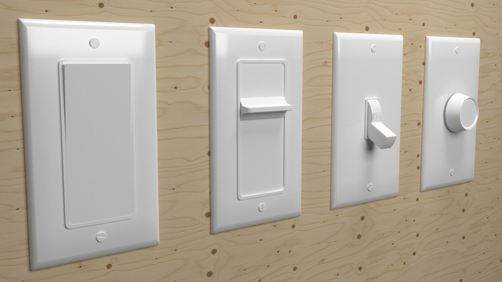 3D Modular Pack Electrical Outlets US 3D model_3