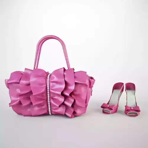 cartoon bag and shoes