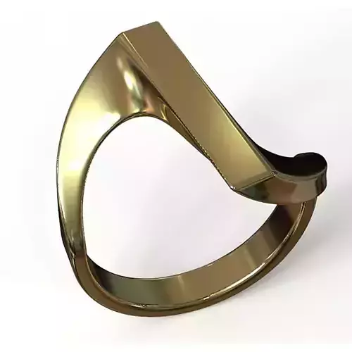 Elegant twist ring 