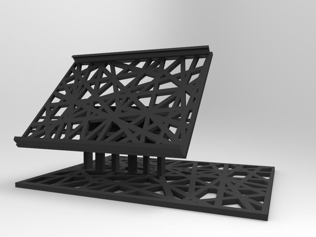 iPad Holder 3D model 3D printable CGTrader