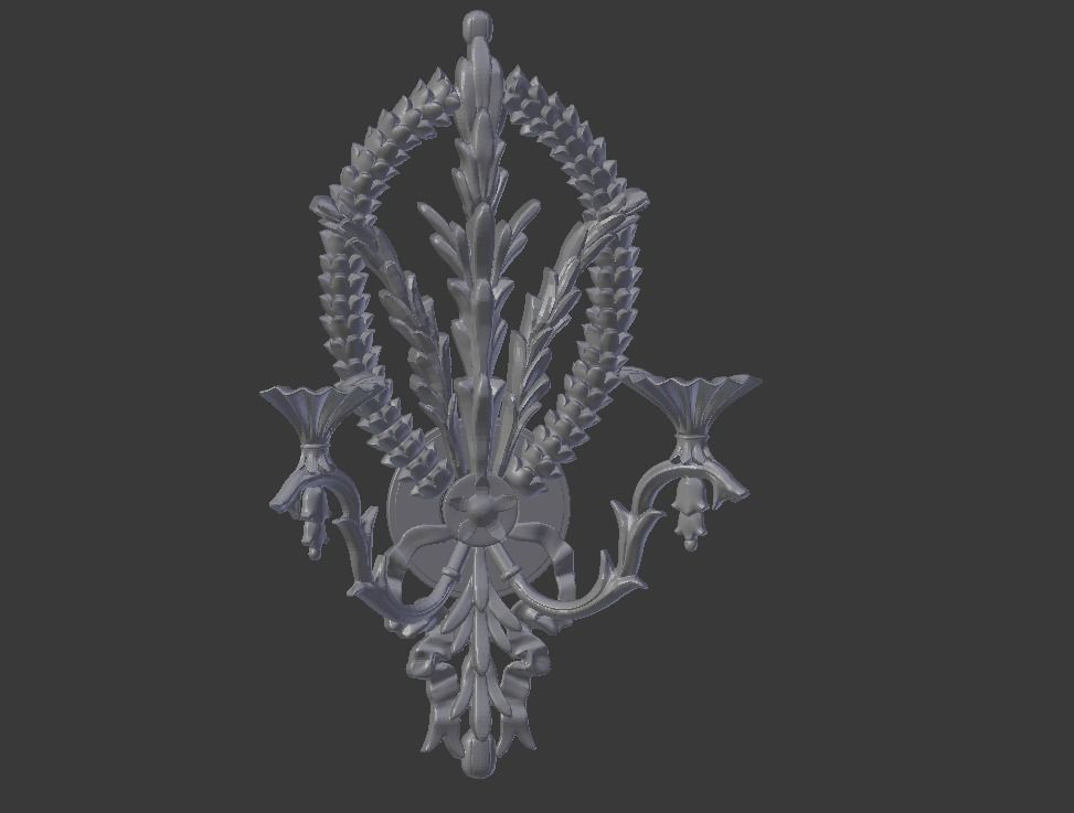Chandelier 3D print model_2