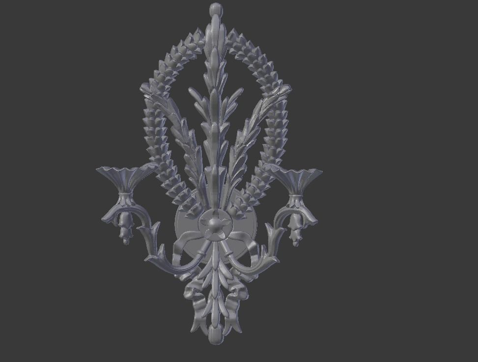 Chandelier 3D print model_3