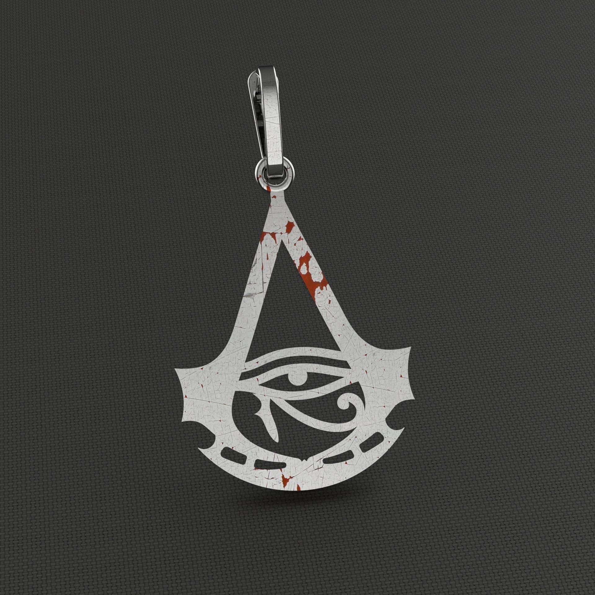 Pendant Assassins creed origins 3D print model_1