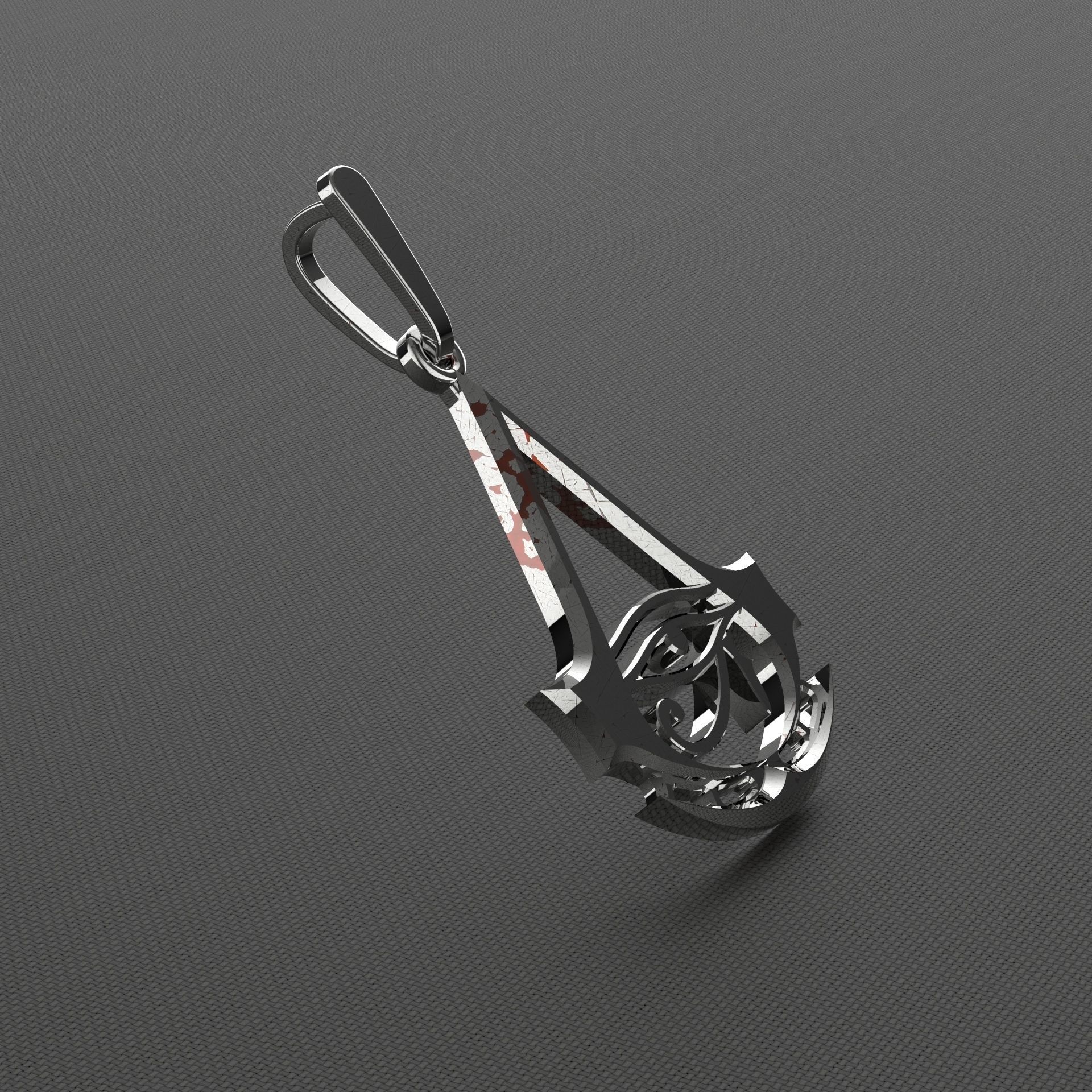 Pendant Assassins creed origins 3D print model_3