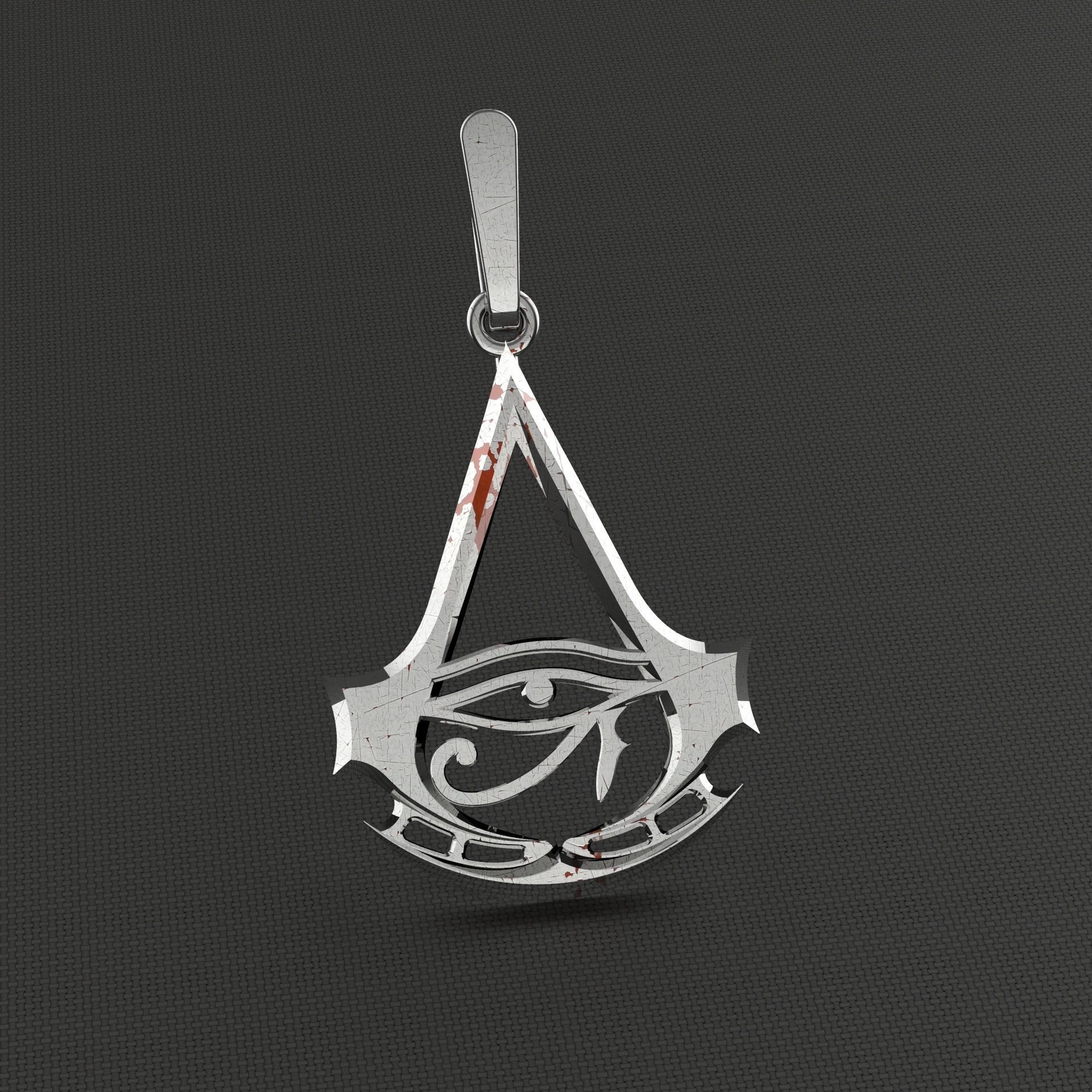 Pendant Assassins creed origins 3D print model_2
