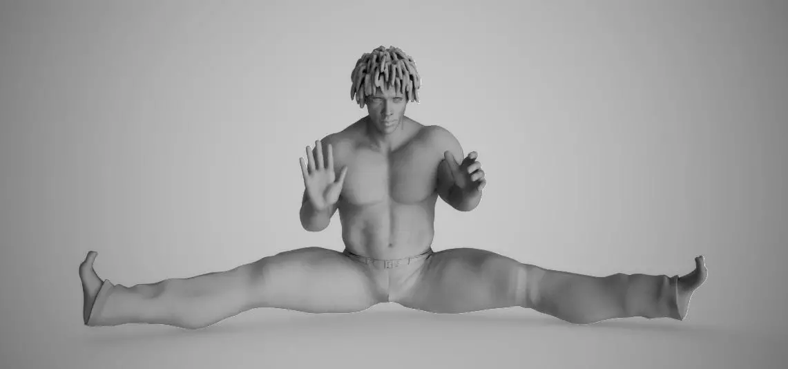 Karate Exercise 3D print model_0