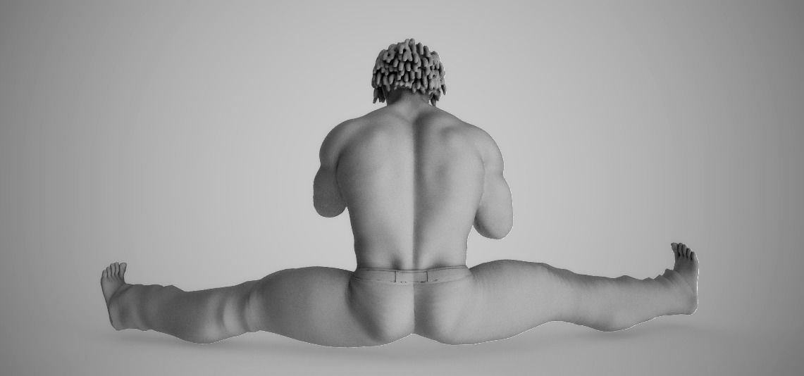 Karate Exercise 3D print model_5