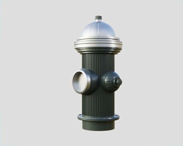 Fire Hydrant 6 NYC - Safety and Emergency Equipment 3D model