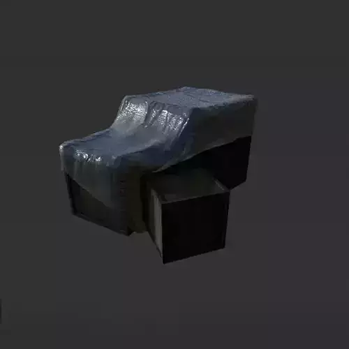 Crates with a Plastic Covering