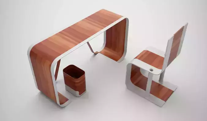 Modern Desk and Chair